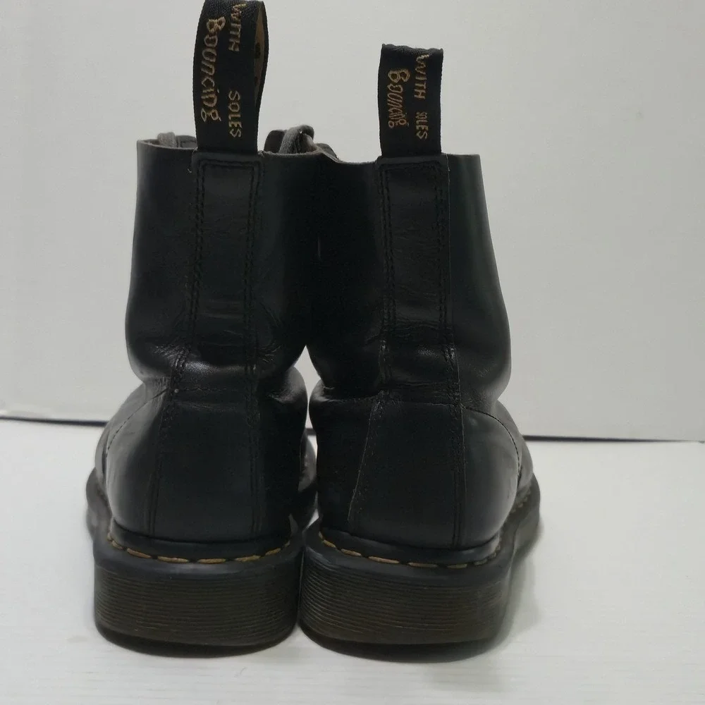Dr. Martens 1460 Pascal Black Soft Leather Combat Boots Men's 9 UK 8